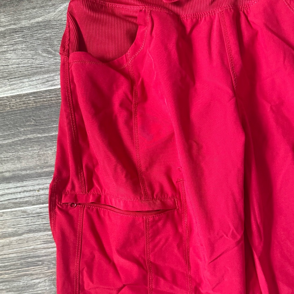 Cherokee Infinity Red Adjustable Straight Leg Scr… - image 8